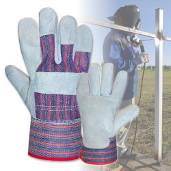 CANDY STRIPE LEATHER GLOVES