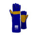 ROVIGO PREMIUM BLUE AND YELLOW WELDING GLOVES - 406MM LENGTH