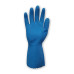SILVERLINED RUBBER GLOVES - BLUE