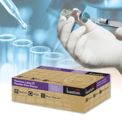 PREMIUM LATEX GLOVES - POWDER FREE - MICRO TEXTURED