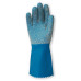 COTTONLINED RUBBER GLOVES - BLUE