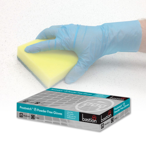 PROSTRETCH BLUE GLOVES - POWDER FREE