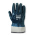 VERONA BLUE NITRILE FULLY DIPPED JERSEY COTTON GLOVES - SAFETY CUFF