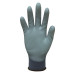MESSINA GREY NYLON GLOVES - GREY POLYURETHANE COATING