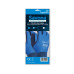 SAVONA BLUE NYLON GLOVES - FULL LATEX COATING, BLACK SANDY FOAM LATEX PALM COATING