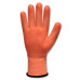 GRANZIN CUT 5 HIGH VIZ ORANGE HPPE GLOVES - CLEAR SILICONE COATING