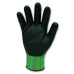 SOROCA CUT 5 HIGH VIZ GREEN HPPE GLOVES - BLACK MICRO FOAM NITRILE PALM COATING