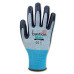 MAKO CUT 3 GREY HPPE/SPANDEX GLOVES - BLACK MICRO FOAM FLEX NITRILE COATING