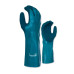 RAVELLO 350MM CUT D NITRILE CHEMICAL RESISTANT GLOVES - GREEN SANDY NITRILE PALM COATING