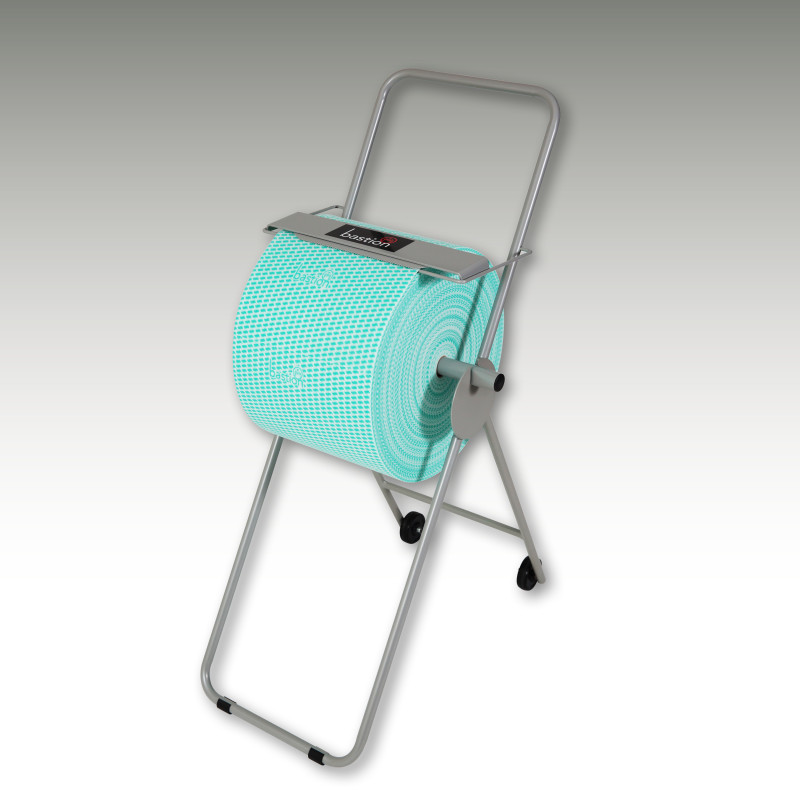 WIPES ROLL STAND - GREY - WITH WHEELS